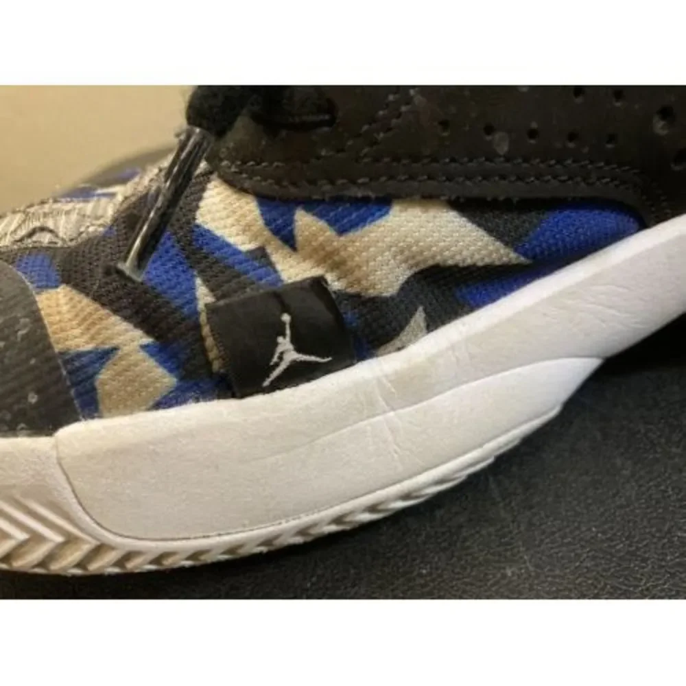 Nike Jordan React Elevation Mens Sz 9 Basketball Shoes Black‎ Blue CK6618-004